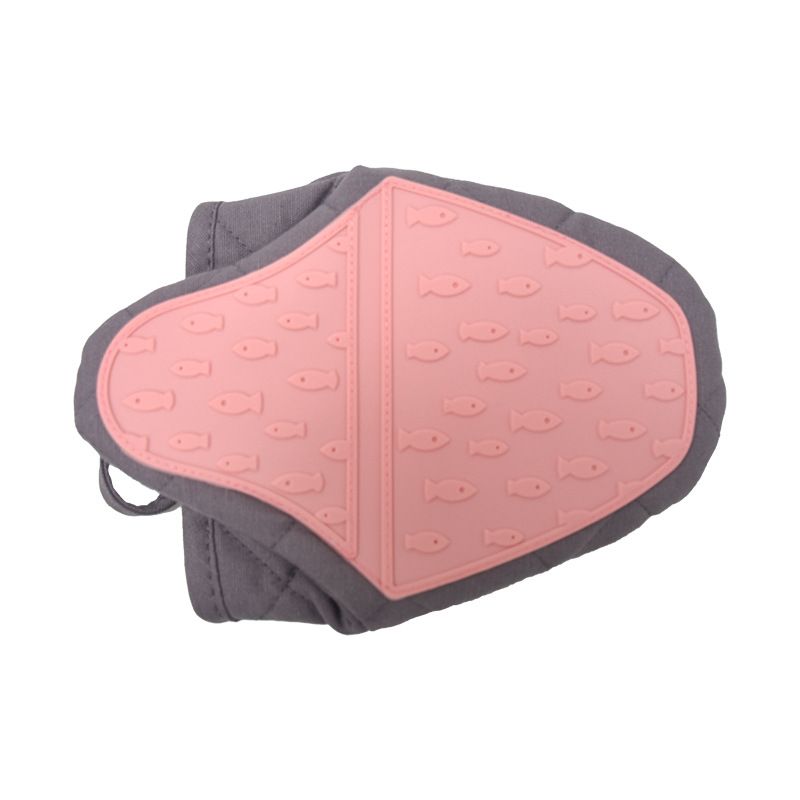 2pcs Silicone Anti-scalding Oven Gloves Potholder Kitchen Silicone Gloves Tray Dish Bowl Holder Baking Insulation Hand Clip — image 5