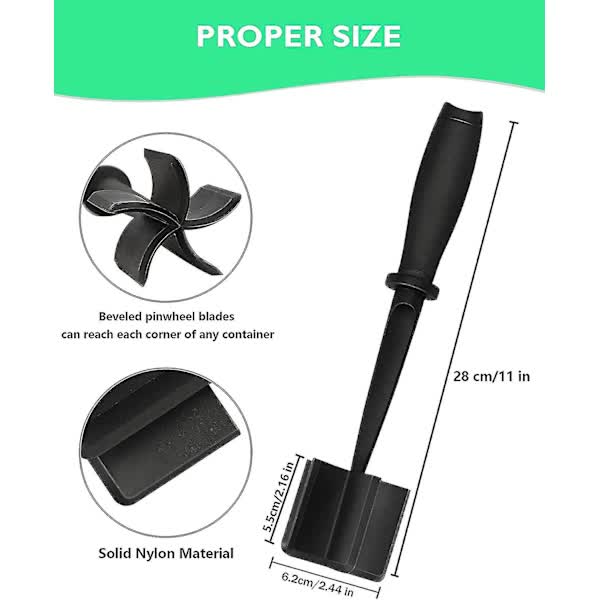 Meat Divider, Minced Beef Chopper, Heat Resistant Meat Divider for Hamburger Mincer, Nylon Chopper for Hamburgers โ image 3