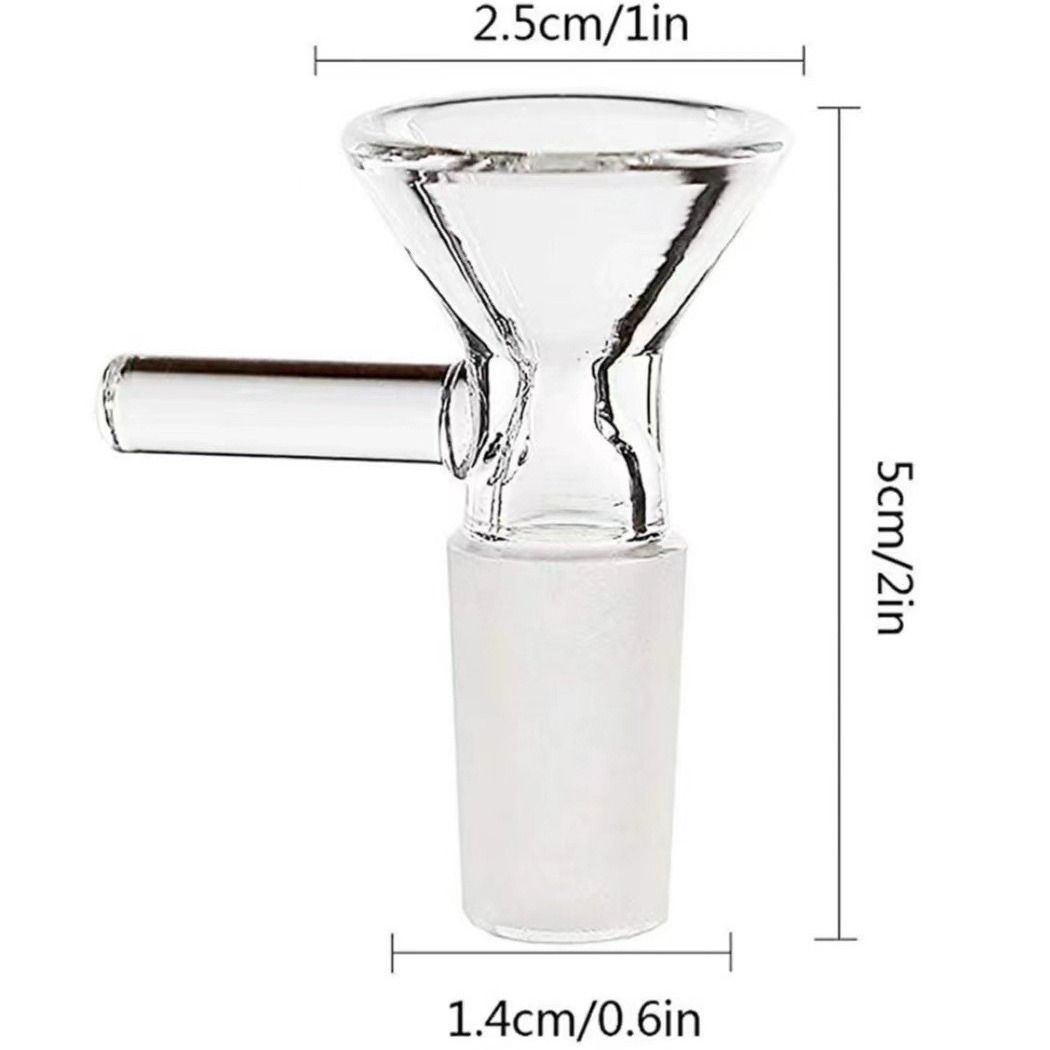 Glass Funnels Funnel with Removable Silicone Base Compact Portable Multipurpose for Labs and Home Kitchen Mini Bowls โ image 3