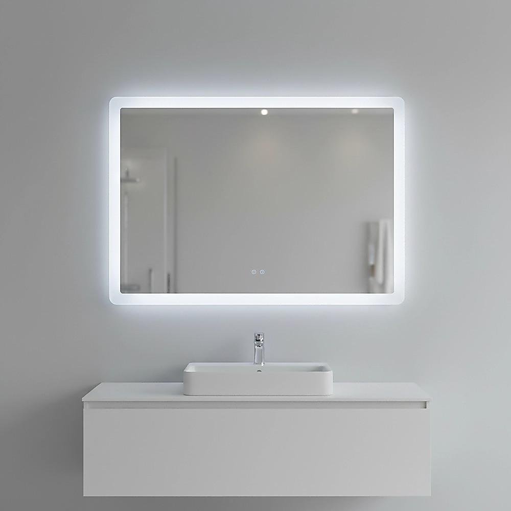 Smart Mirror Bathroom Vanity LED Lighted Wall Mirror 1000x700mm — image 2