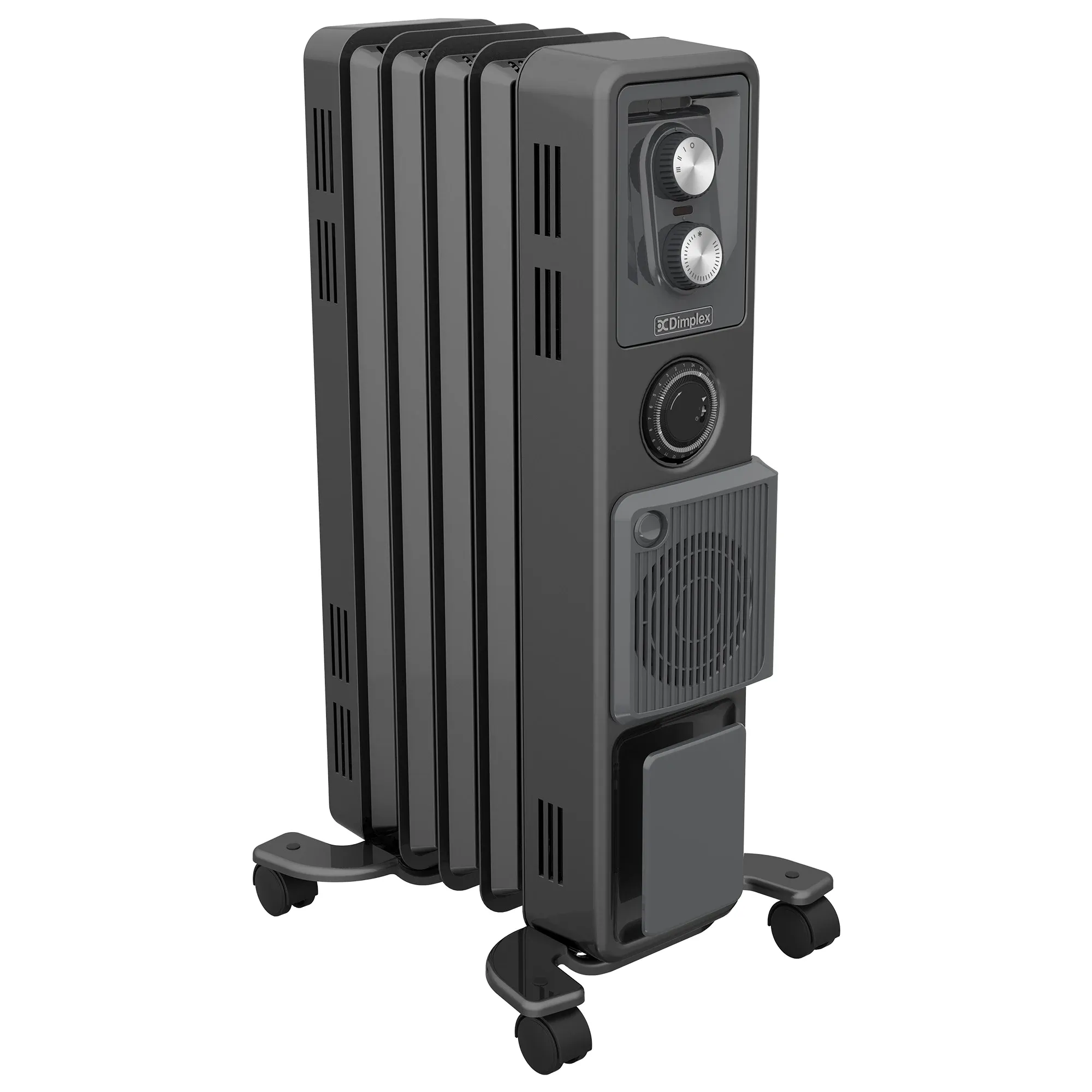 Dimplex Oil Free 1.5kW Column Heater w/ Turbo Fan and Timer in Black