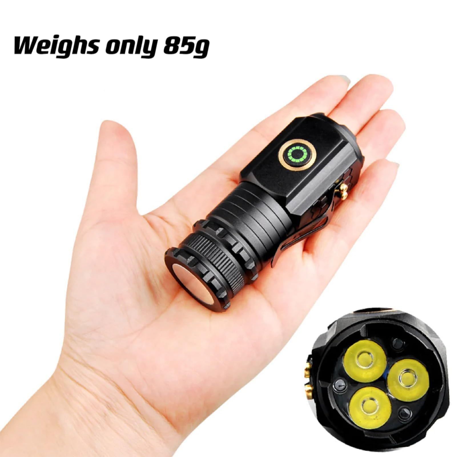 Flash Light, Flashlights High Lumens, Magnetic Rechargeable Super Bright Flashlight, Emergency Flashlight — image 2