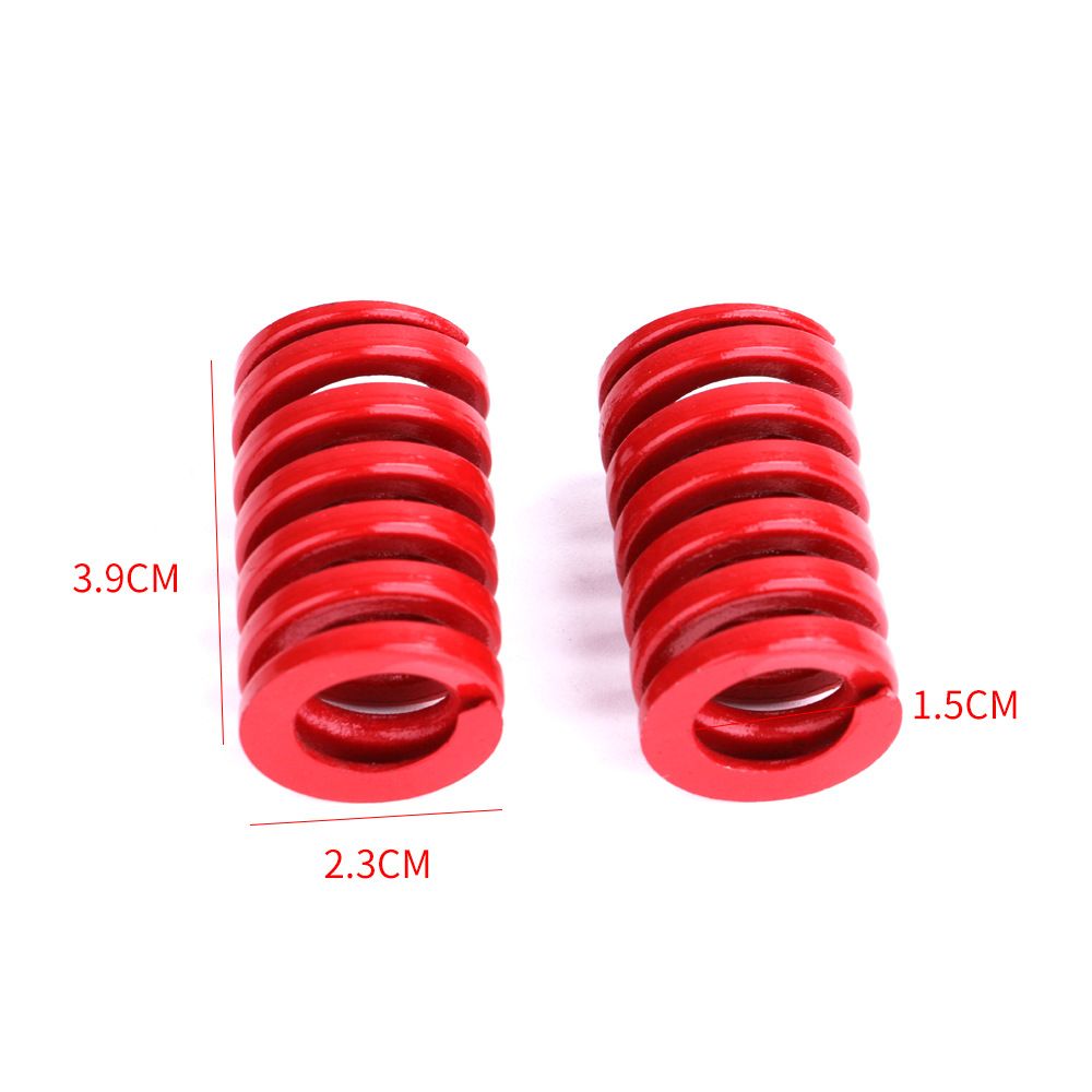 6PCS Spring Mod Kits Modification Spring Parts Accessories red Trunk Tailgate Strut Support Spring,OD Spiral Stamping Compression Spring Replacement Model 3