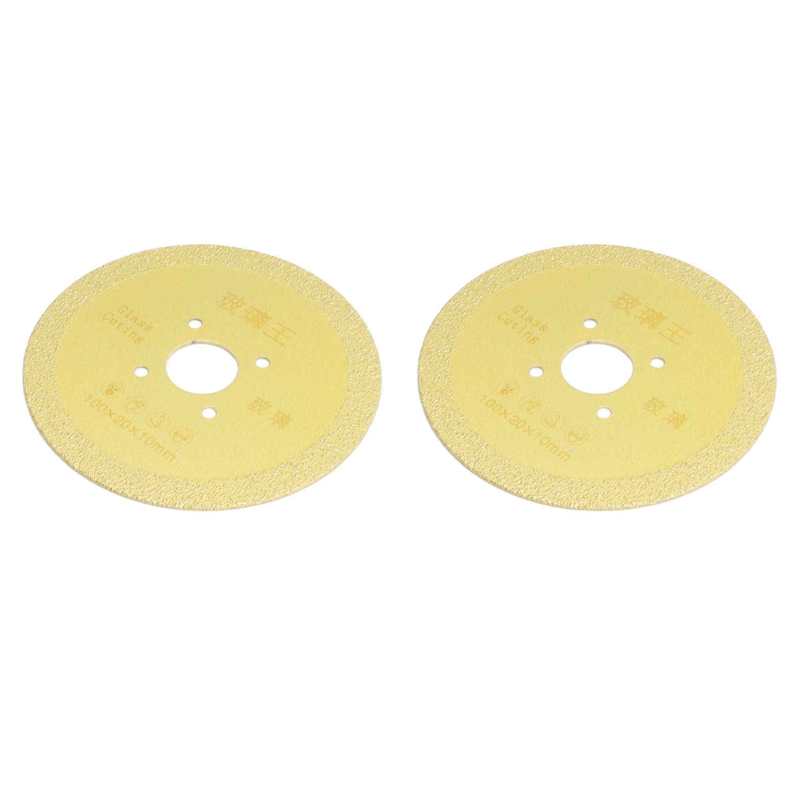 2Pcs Cutting Saw Blade 100mm Diamond Ceramic Saw Blade Porcelain Cutting Blade for Angle Grinder Cutting Machine 100x10mm / 3.9x0.4in — image 5