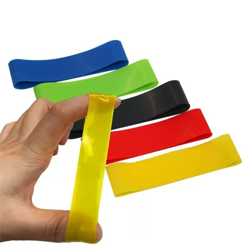 Foot Wake Latex Finger Resistance Band Set 2-30lbs Green finger pull ring arch training band 2-4lbs โ image 3