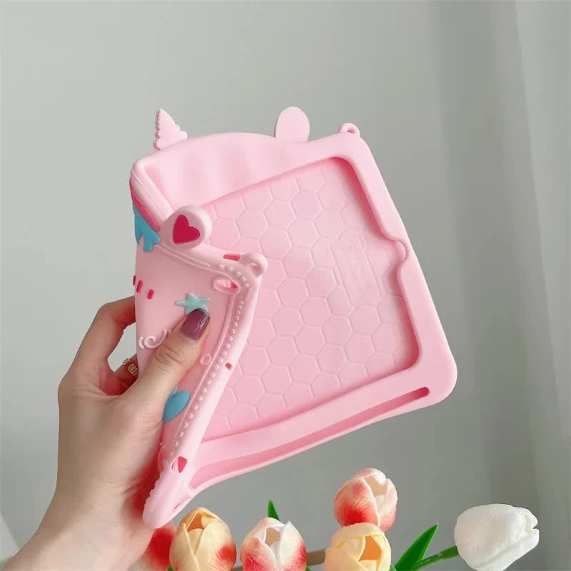 Kids Stand Case for Samsung Galaxy Tab S6 A7 Lite A8 A9 Plus 8.7 11 inch Cartoon Unicorn Silicone Tablet Protective Case JMDJS-S_tfrf JMDJS-SP Tab A9 Plus 11 โ image 4