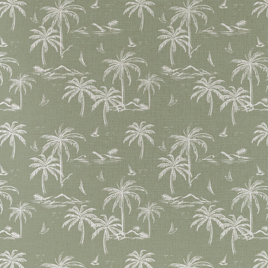 Cushion Cover-Coastal Fringe Natural-Postcards Sage-60cm x 60cm — image 2