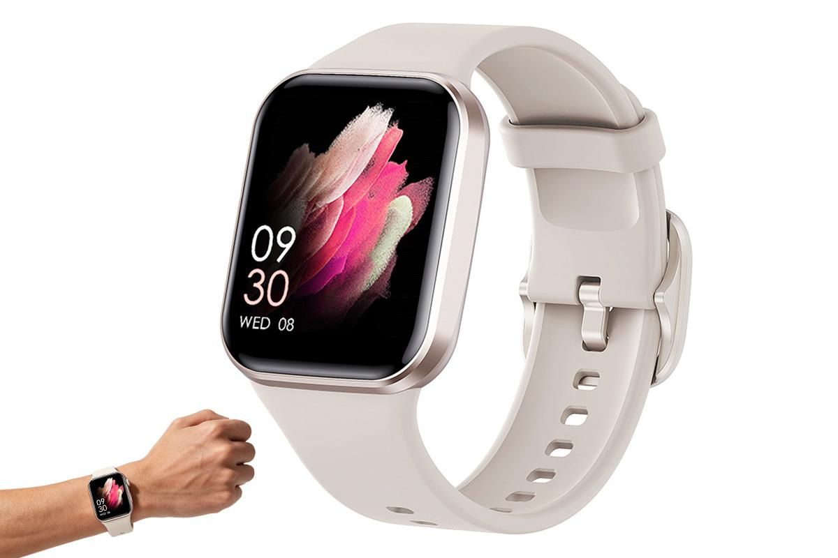 Smart Watch Fitness Tracker Heart Rate 25 Sport Modes for Men Women-Silver — image 6