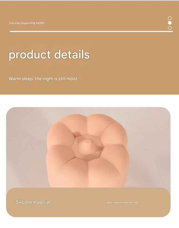 Beige suit Silicone Travel Bottles Set (4 Pack, 60ml) - Leakproof Refillable & Squeezable โ image 5