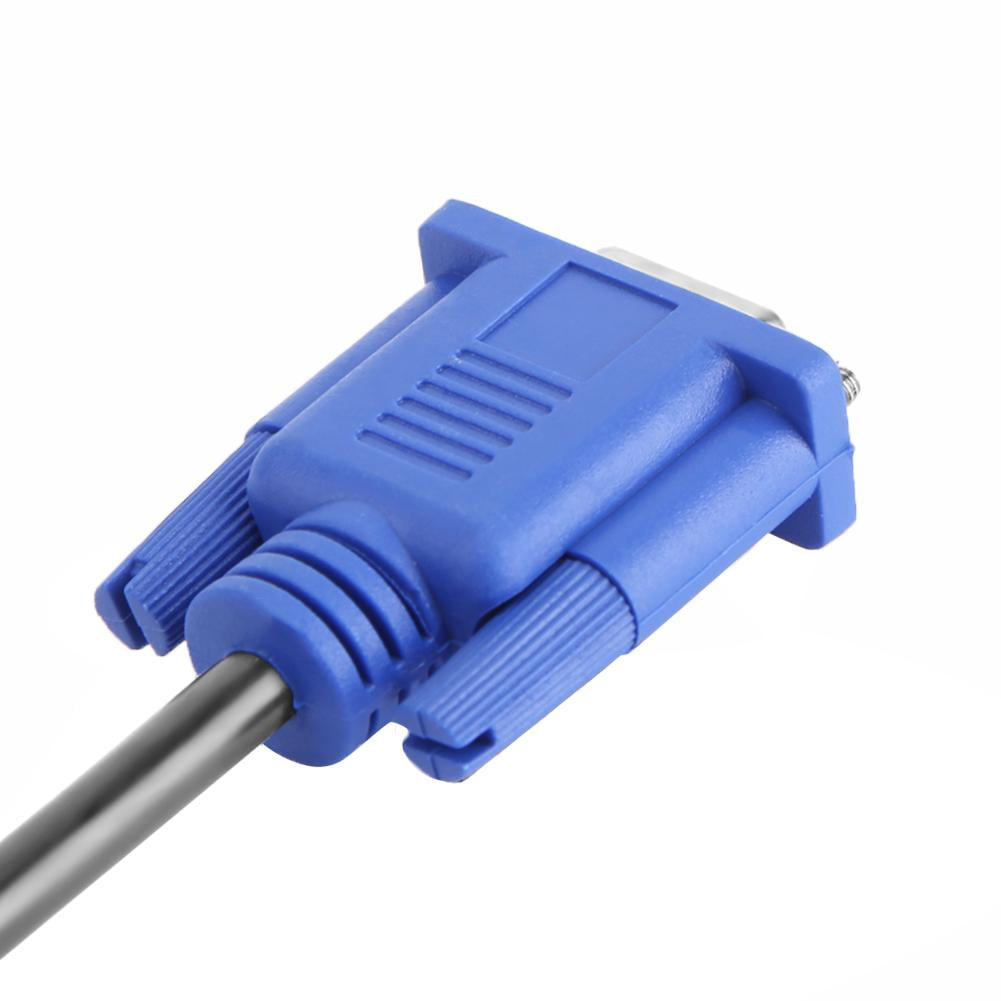 Dual 2 Monitor VGA Male to Female Cable, Blue, for Home, Office and Travel Use, Durable Design for Reliable Everyday Use — image 6