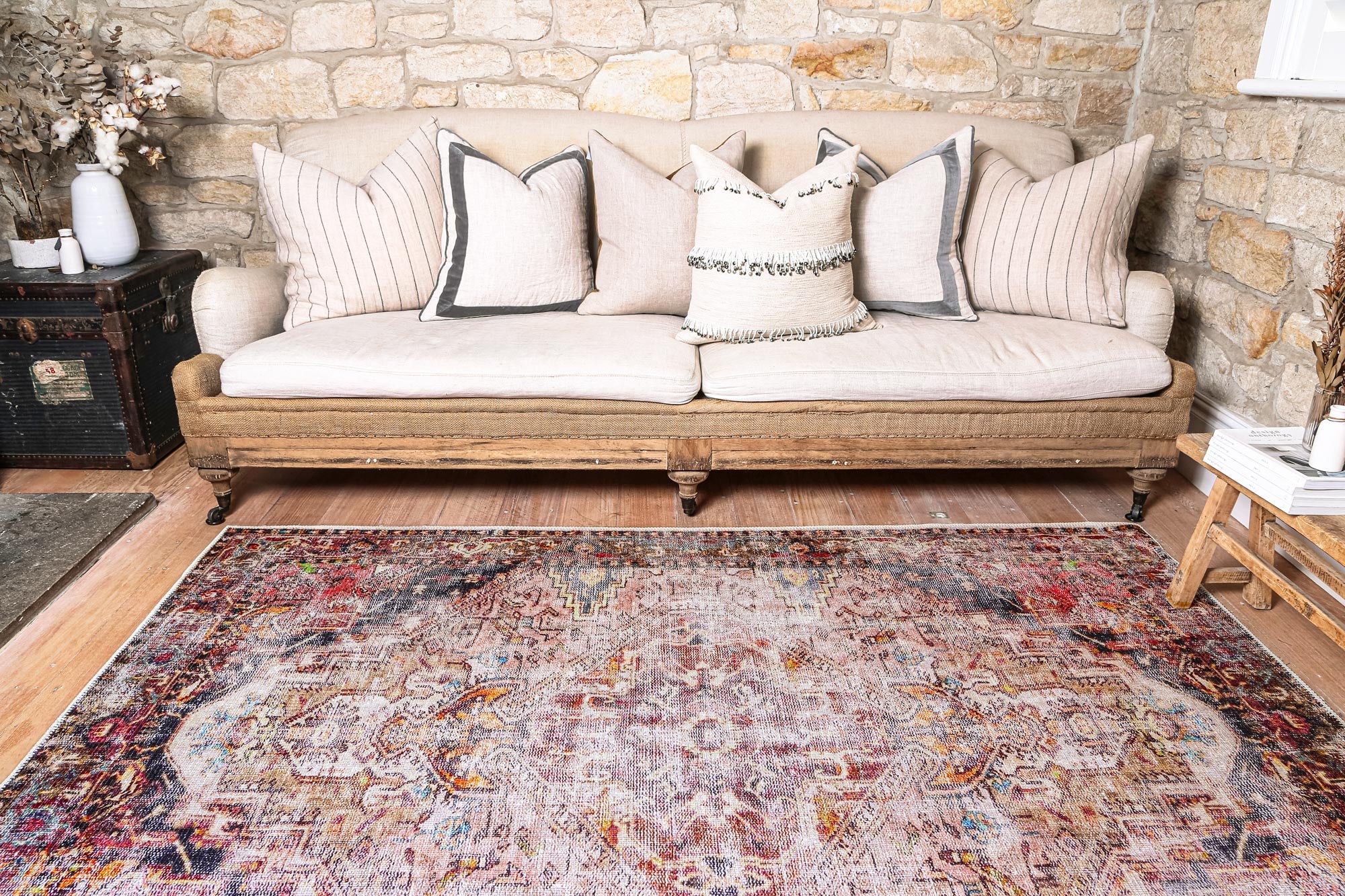 vintage-crown-ernest-multi-distressed-vintage-rug 160x230 โ image 6