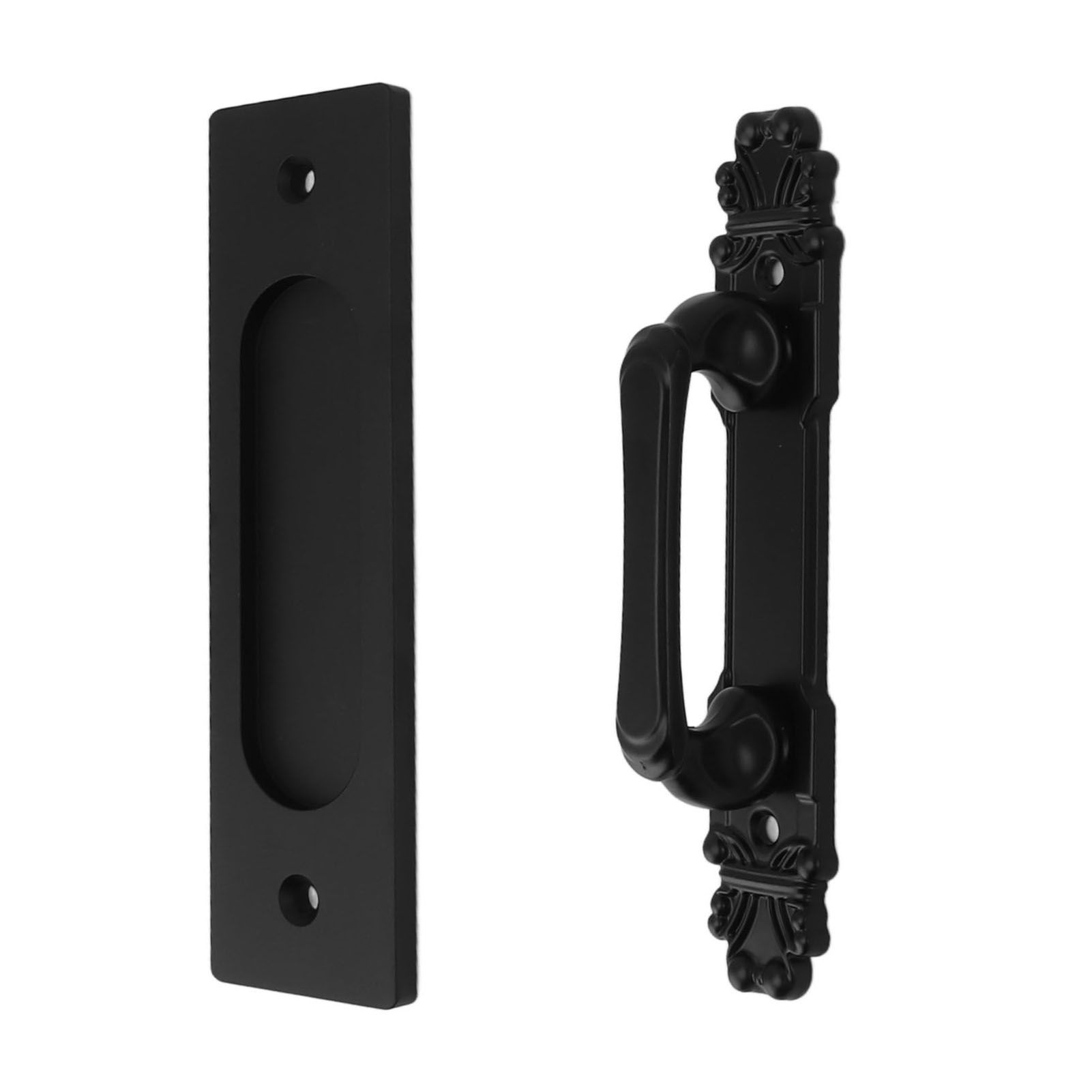 Sliding Barn Door Handles and Pulls Double Sided Hardware Set Easy To Install Aluminum Alloy Barn Door Hardware for Barns โ image 4
