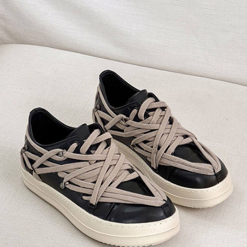 Pentagram Sneakers Lace-Up Commuter Shoes Urban Sneakers Australia Comfortable - Black - Size 7(AU7/EU38) โ image 2