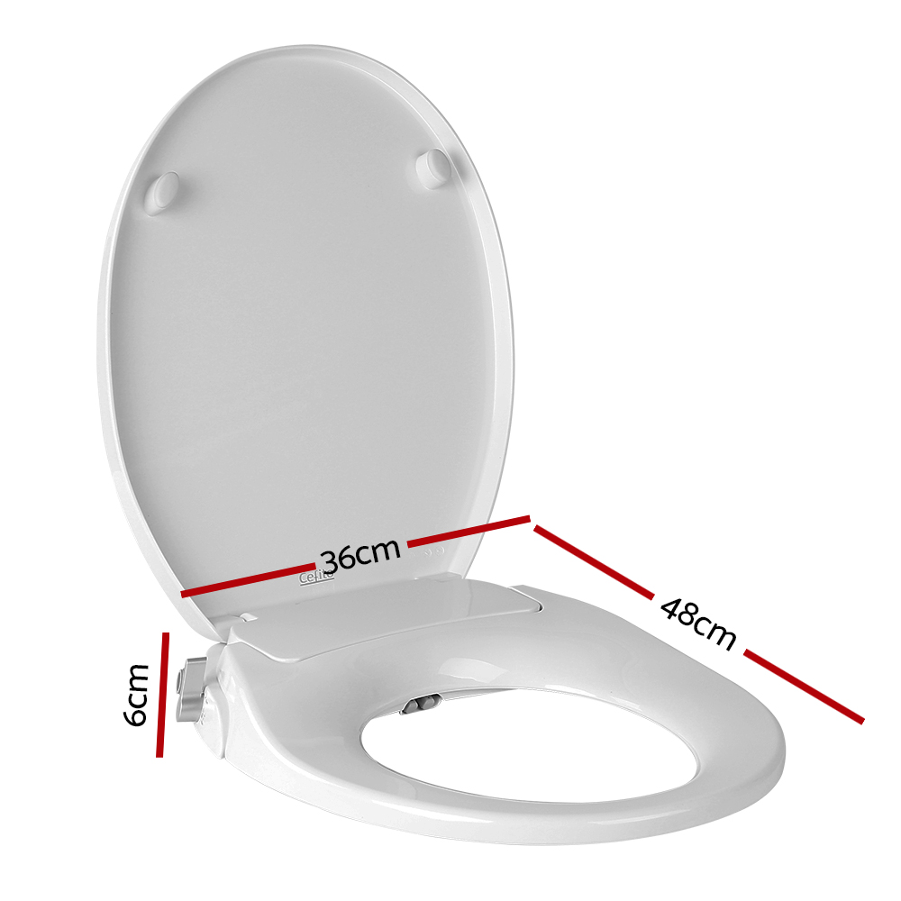 Cefito Non Electric Bidet Toilet Seat Cover Auto Water Spray Wash Knob Control — image 2