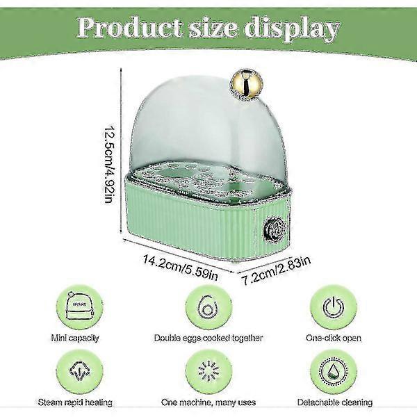 2-Egg Compact Electric Egg Cooker for All Cooking Styles โ image 5