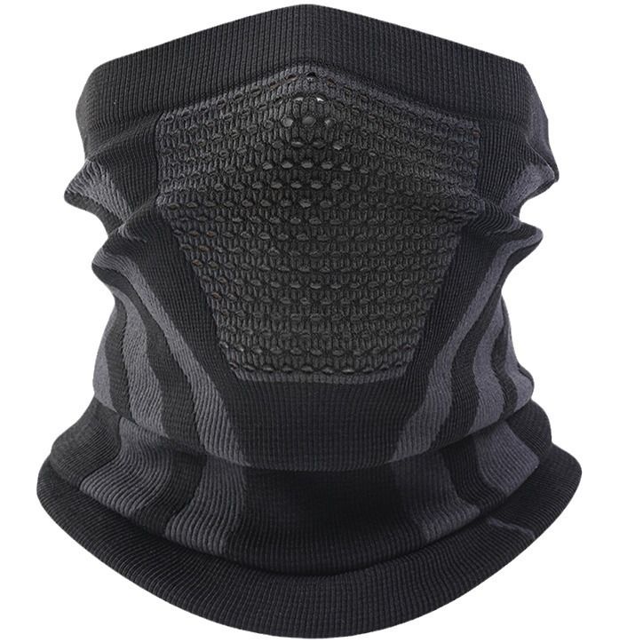 Winter Neck Warmer Gaiter Windproof Face Mask Balaclava Bandana for Ski Snowboard Mask Bandana (GRAY)