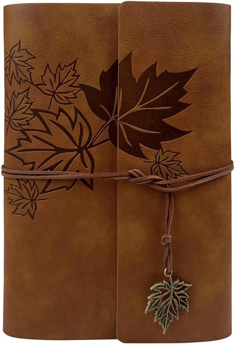Notebook - Unisex Journal - Leather Sketchbook - Classic Spiral Binding - Travel Journal - Includes Unprinted Kraft Paper - Replaceable Inserts, Ideal Gift