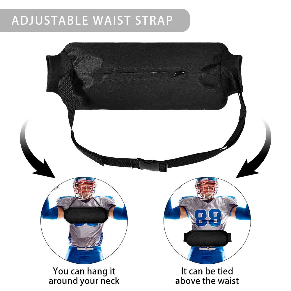 Football Hand Warmer Pouch Reusable Hand Warming Muff with Zipped Pocket and Adjustable Strap for Cold Weather, Hand Warmer Bag for Football, Baseball, Hiking โ image 3