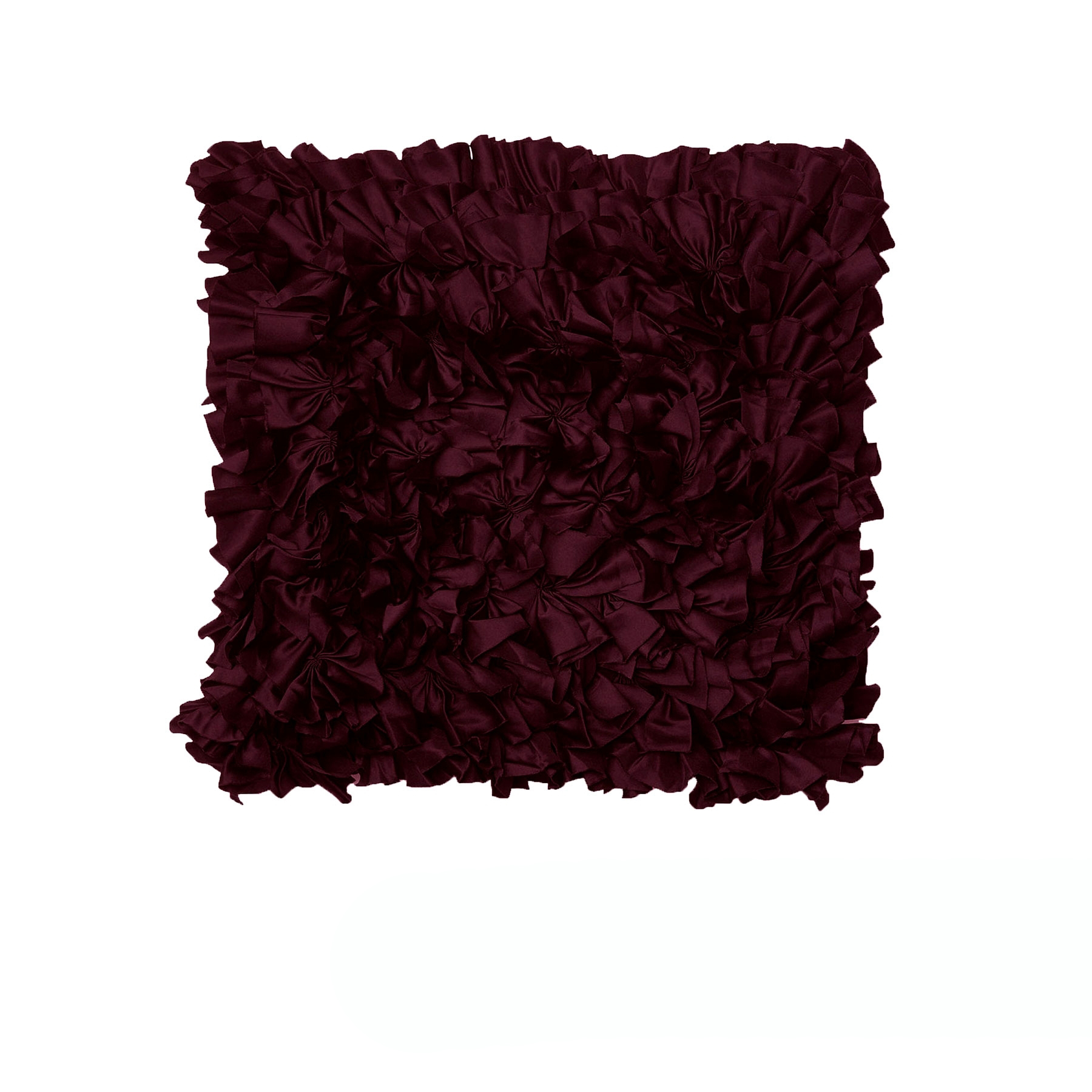 Rapee Morocco Can Mulberry Ruffles Cushion Cover 43 × 43 cm