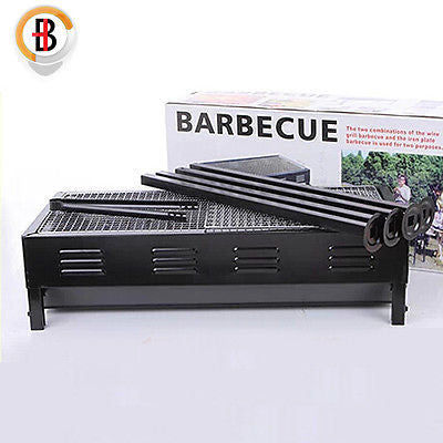 Portable Outdoor Mangal BBQ Grill Charcoal Shish Kebab Shashly Picnic Camping โ image 6