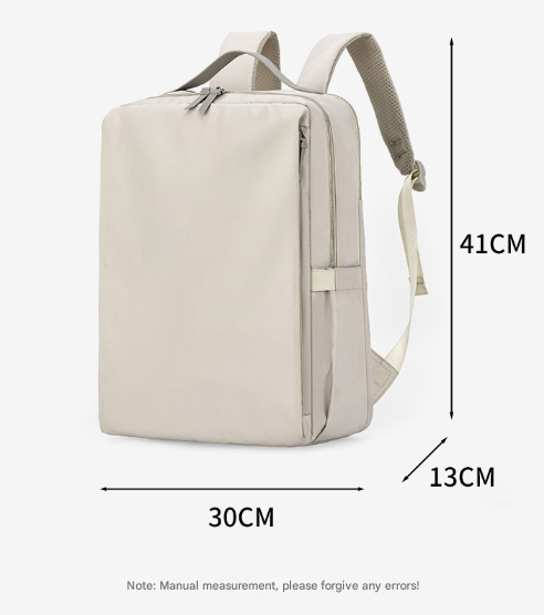 Purple Slim Minimalist Laptop Backpack - Shockproof & Anti-Theft Design, Travel-Friendly with Luggage Strap, Water-Resistant — image 3