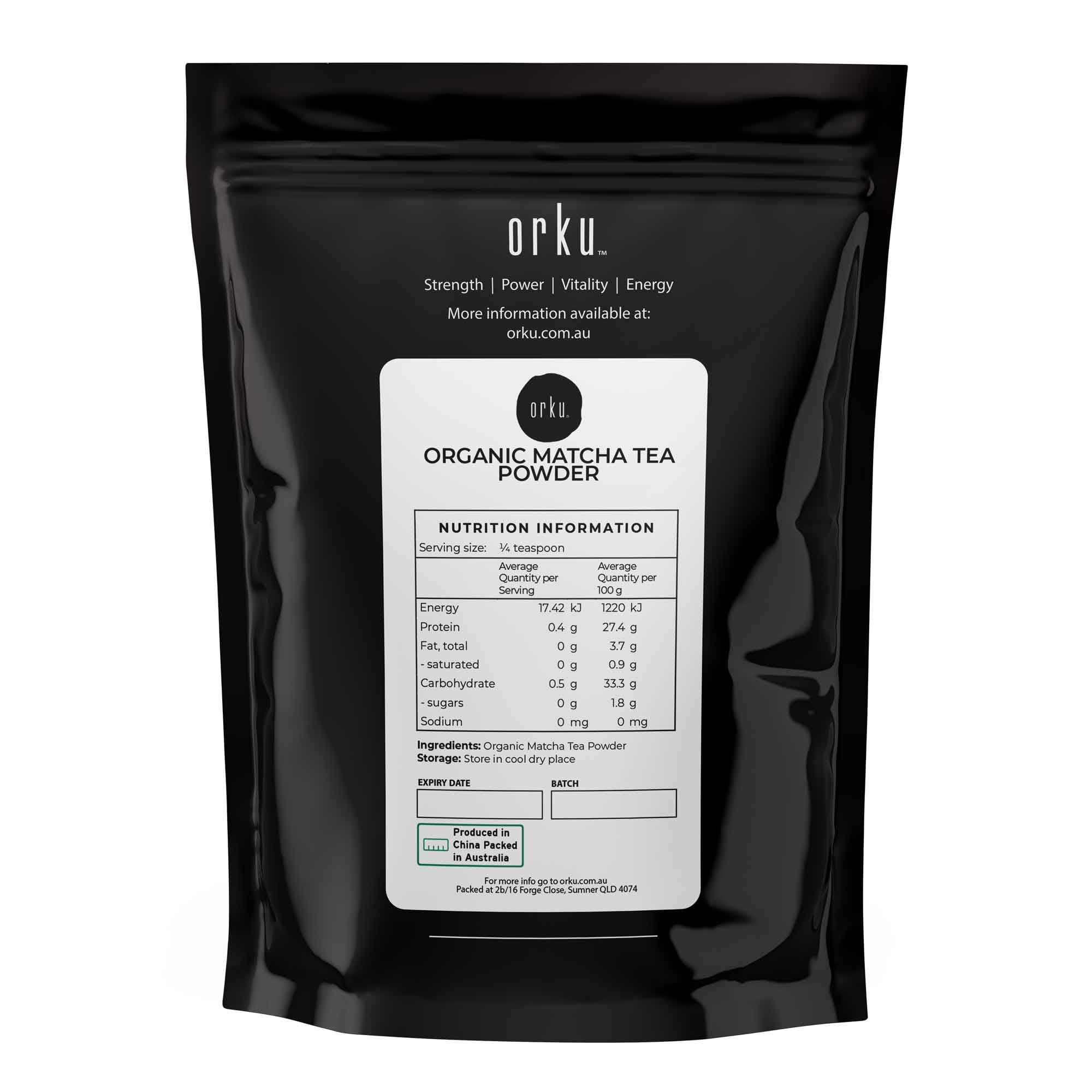 400g Organic Matcha Green Tea Powder Camellia Sinensis Leaf Supplement โ image 2