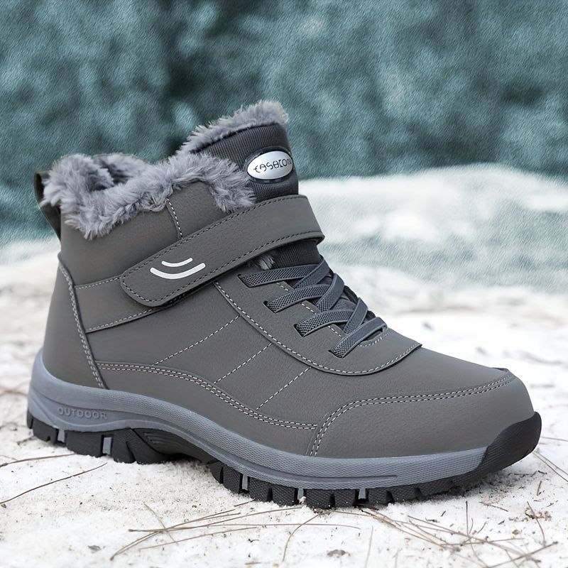 Women's winter boots, couple style, autumn and winter, men's and women's outdoor sports high-top hiking shoes, women's warm, fleece-lined, thick — image 6