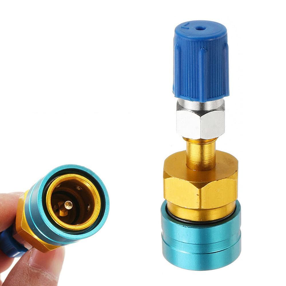 R1234YF to R134A Low Side Quick Coupler, R12 to R134A Hose Adapter Fitting Connector for Car Air-Conditioning AC Charging โ image 4