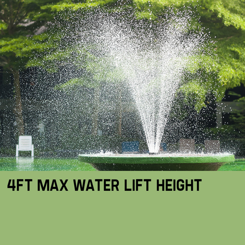 Protege 25W Solar Powered Fountain Submersible Water Pump with Battery Pond Kit Garden โ image 4