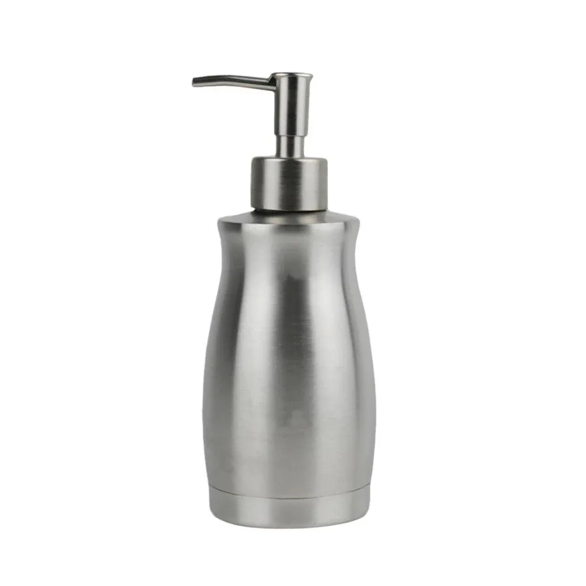 304 Household Stainless Steel Liquid Soap Lotion Shampoo Dispenser Bottle 400ML โ image 2