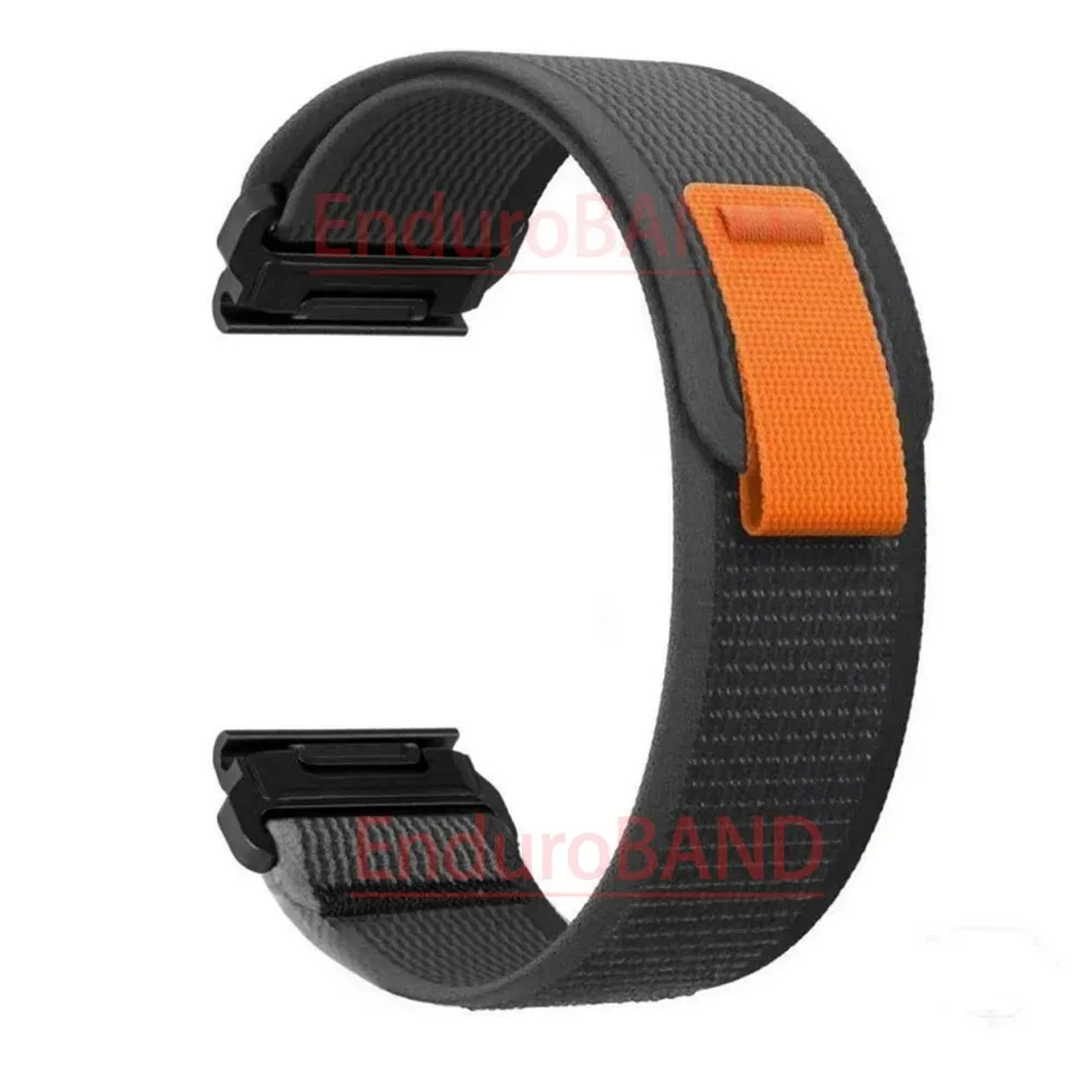 Nylon Watch Band Compatible with Garmin Fenix 7 7X 6X Pro Enduro Instinct Mk1 Epix Gen 2 A12, 26mm