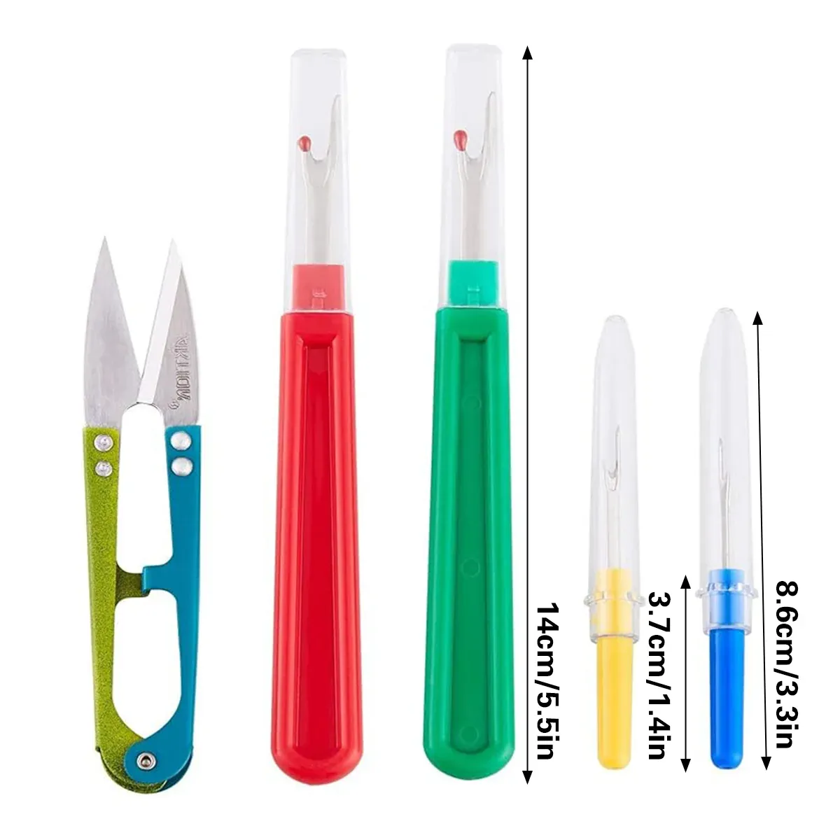 5 PCS Colorful Seam Ripper Assortment Thread Remover Kit Durable Easy to Use — image 3