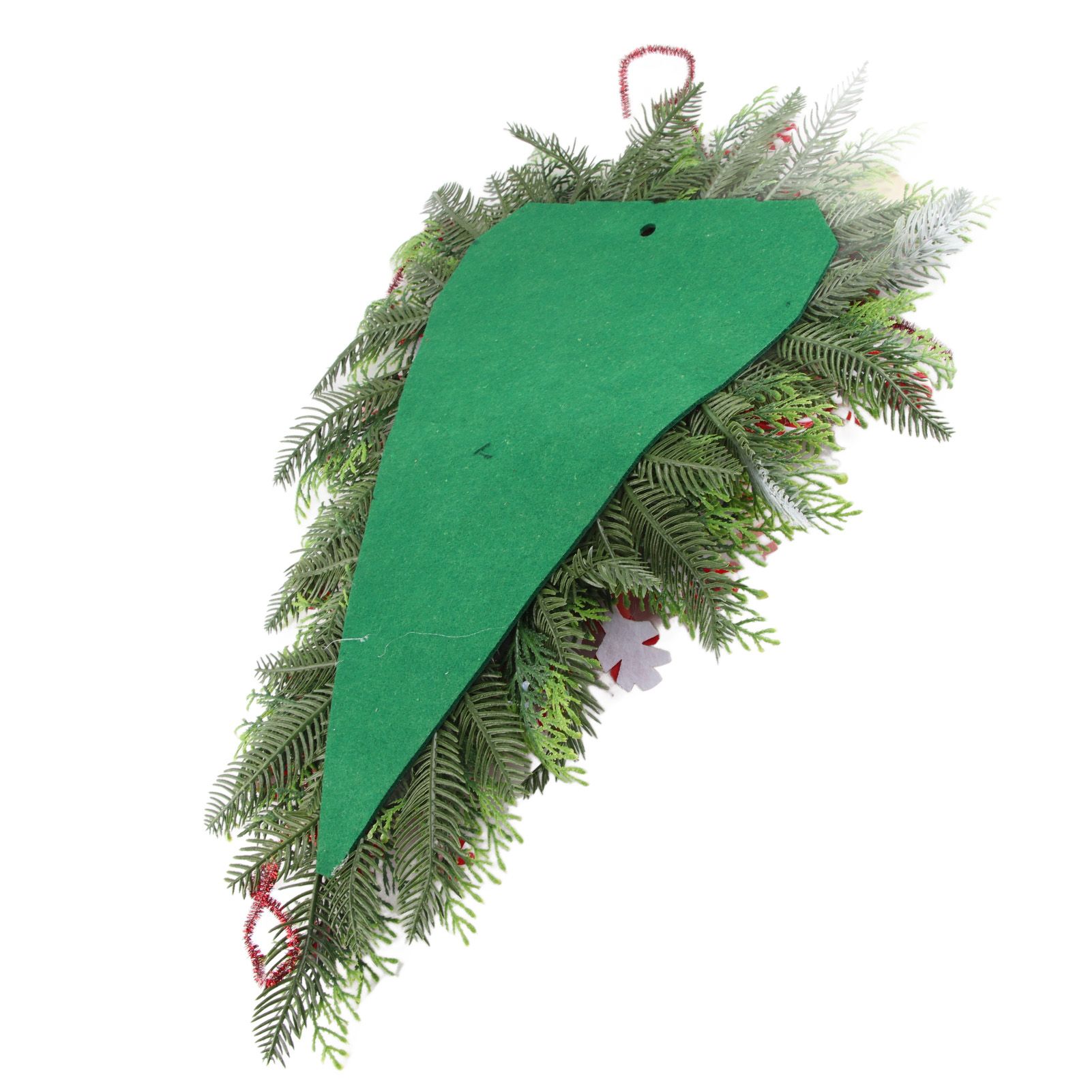 Christmas Garland Hanging Simulation Wreath for Living Room Bedroom Office Wedding Birthday β image 6