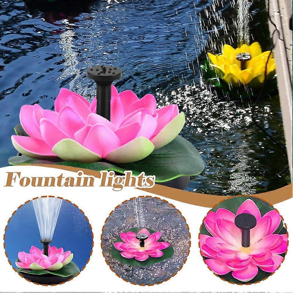 Solar Pond Fountain Solar Water Fountain for Bird Bath Garden — image 3