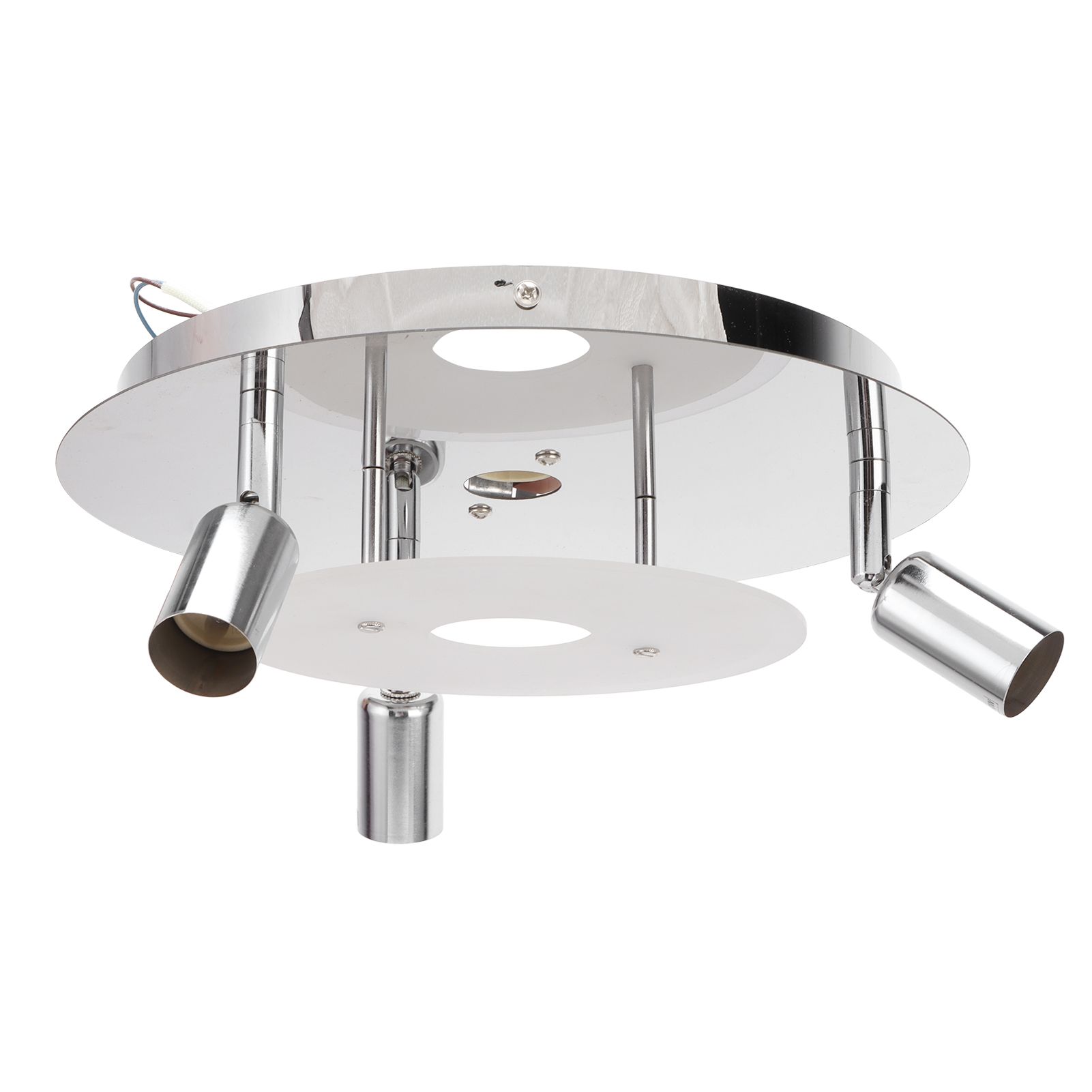 GU10 Household Ceiling Lamp 3 Heads Round Ceiling Lamp Modern Ceiling Light for Bedroom Living Room 85‑265V — image 5