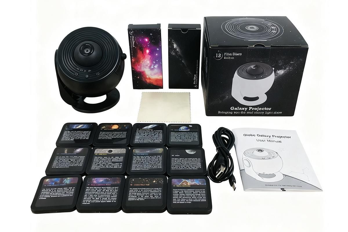Galaxy Projector for Bedroom 13 Film Discs Projector - Black — image 2
