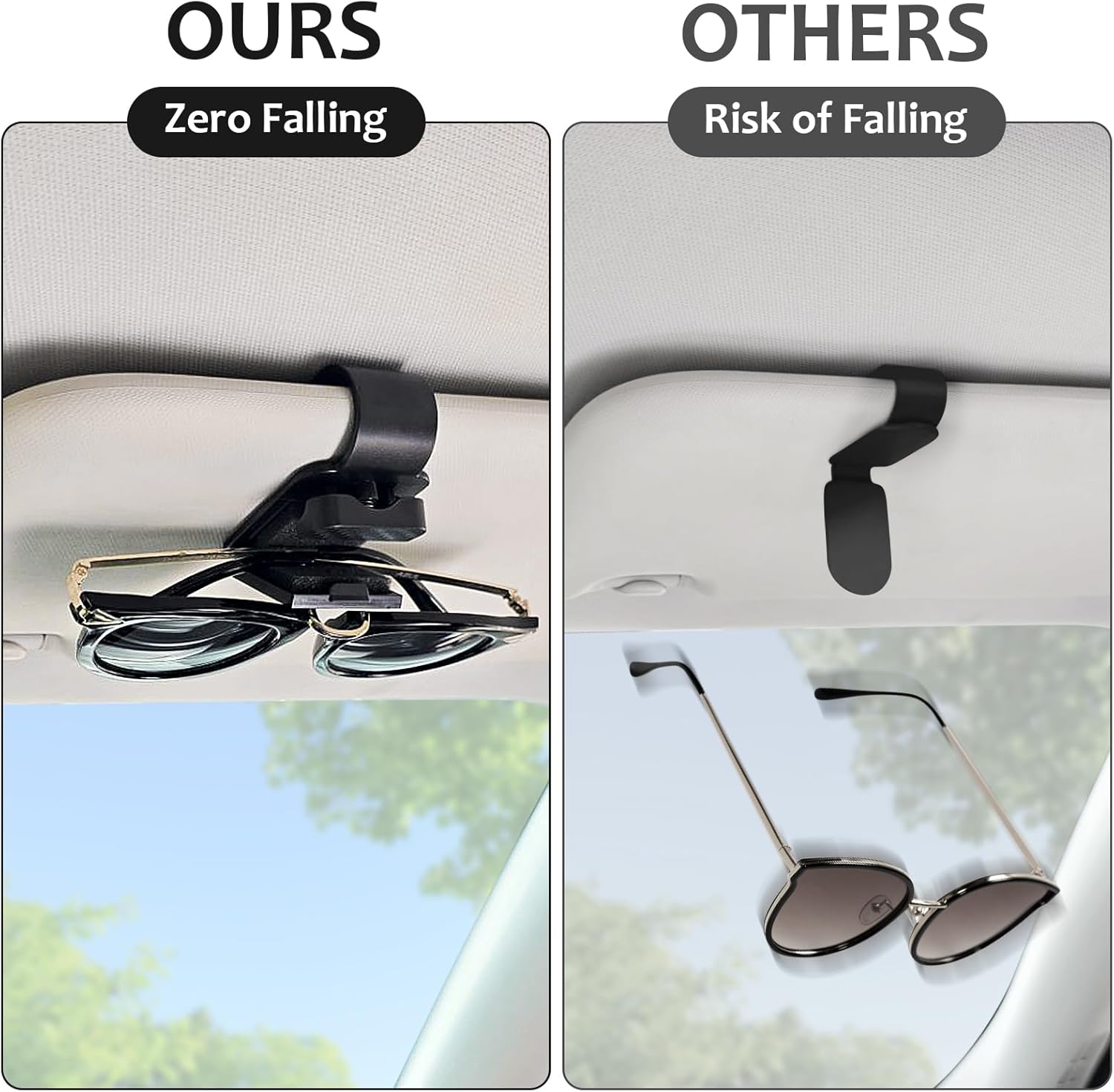 Sunglasses Holder for Car Sun Visor — image 5