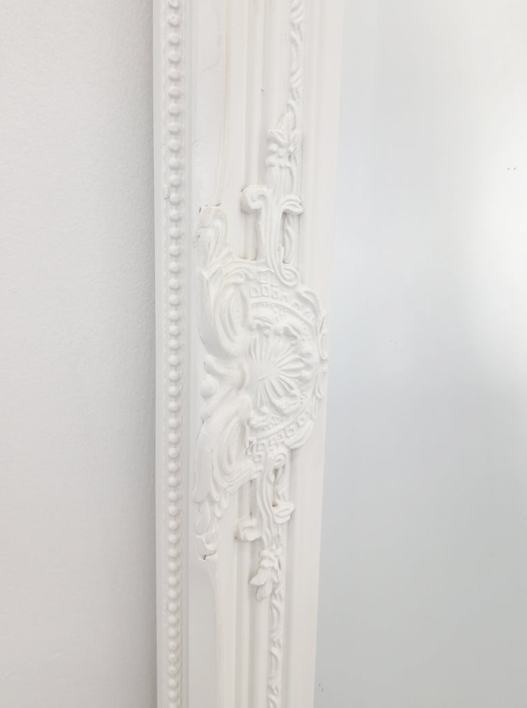 French Provincial Ornate Mirror - White - Small 80cm x 110cm — image 5