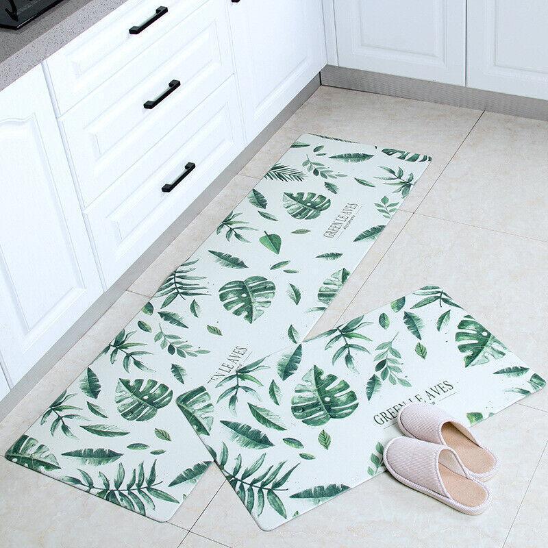 45 × 180cm Kitchen Mat Non-Slip Waterproof Pvc Floor Rug Carpet Anti-Oil Easy Clean - Kitchen — image 4
