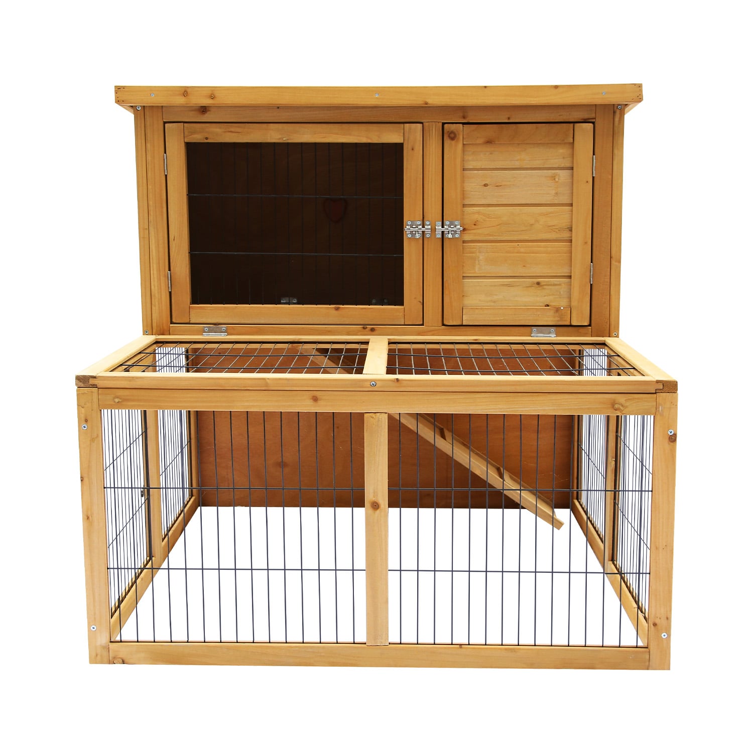 Furtastic 2-Storey Chicken Coop & Rabbit Hutch With Large Run — image 3