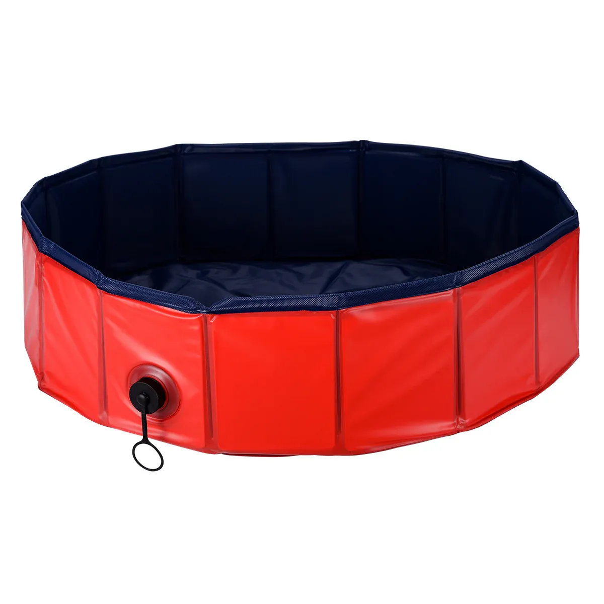 Foldable Dog Pet Pool Bathtub, Gray, M — image 5