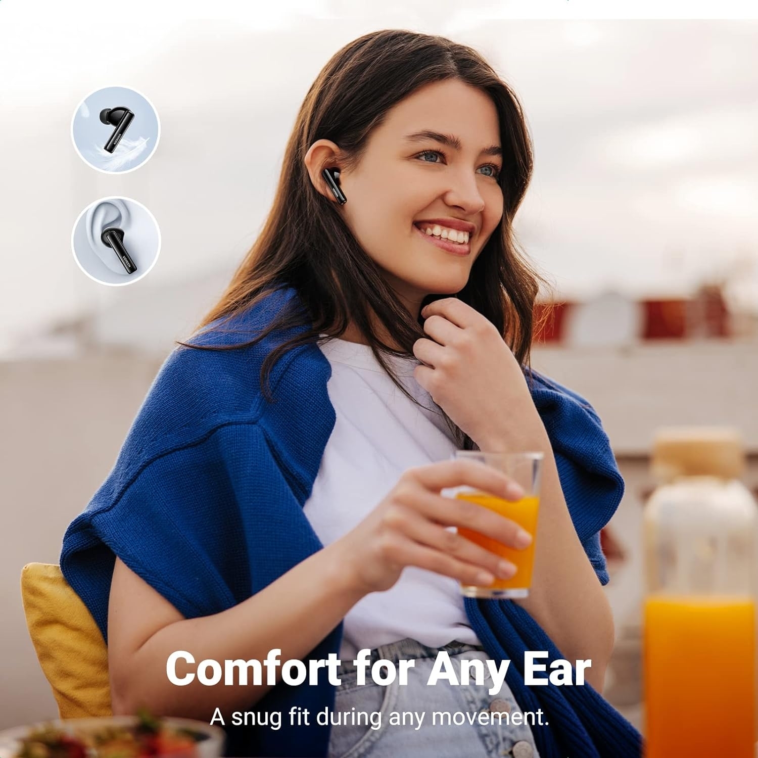 UGREEN 90401 HiTune T3 Active Noise-Cancelling Wireless Earbuds (Black) โ image 3
