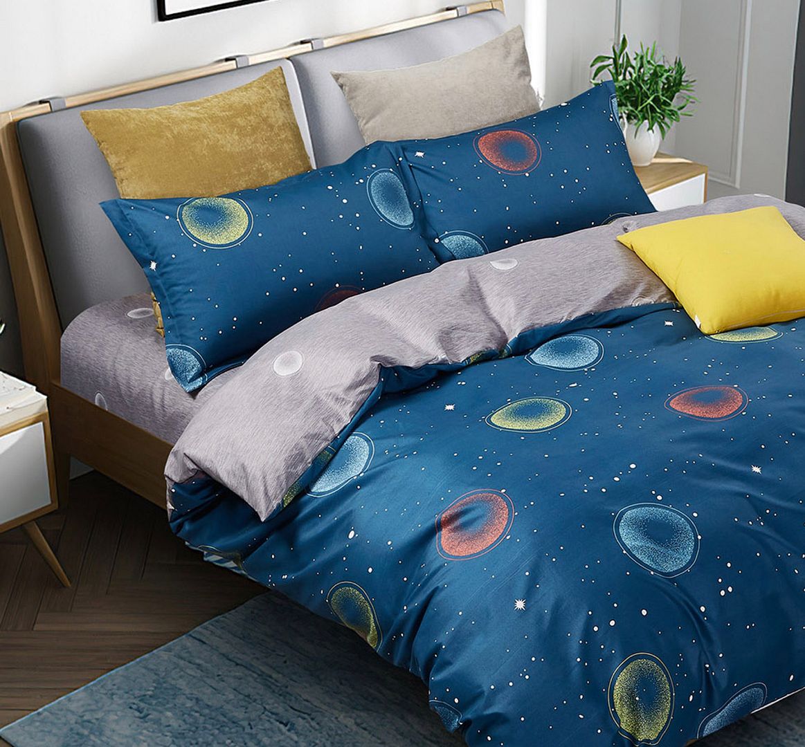 Bubbles Super King Size Quilt/Duvet Cover Set — image 2