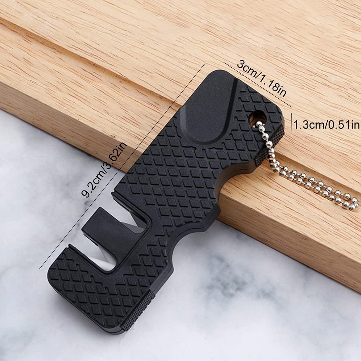 Knife Sharpener-Honing Steel - 2-pack mini Anti-Slip Sharpening Stones for Outdoor Tools, Kitchen, Multifunctional Portable Mini Sharpening Stones - Perfect — image 5