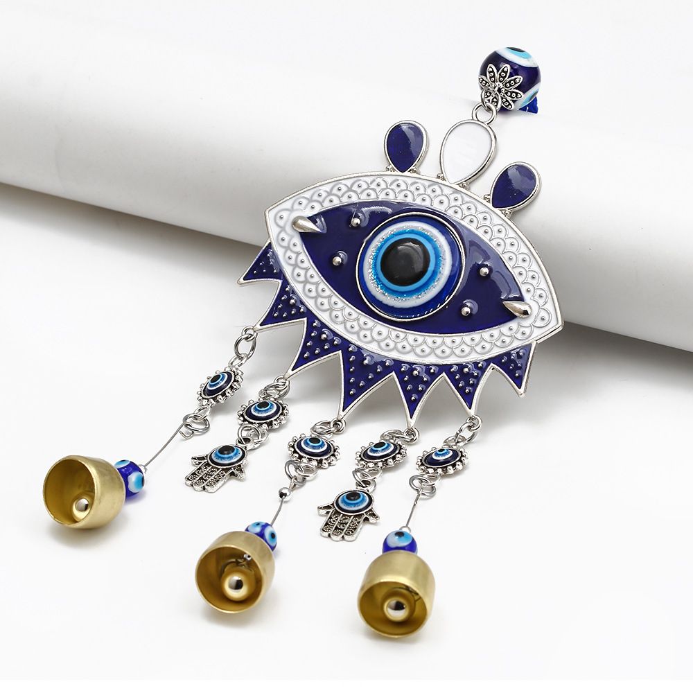 Wind Chime Blue Eyes Keychain European and American Retro Devil's Eye Car Pendant Keychain Wall Decoration Pendant Wall Hanging — image 5