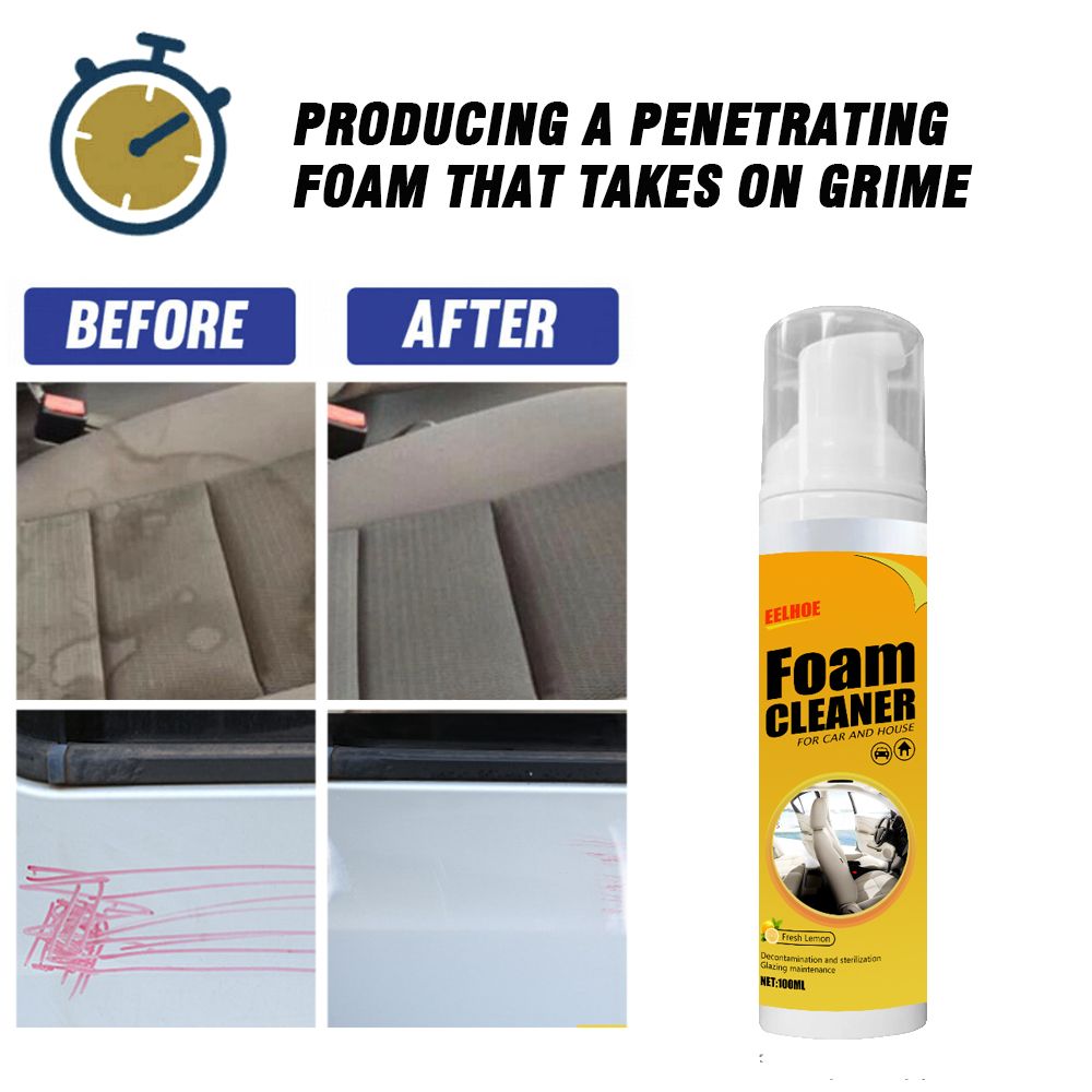 100ML Multi Purpose Foam Cleaner Surface Cleaner for Metal Marble Glass Household Surface Cleaning Agent for Furniture Protection — image 2