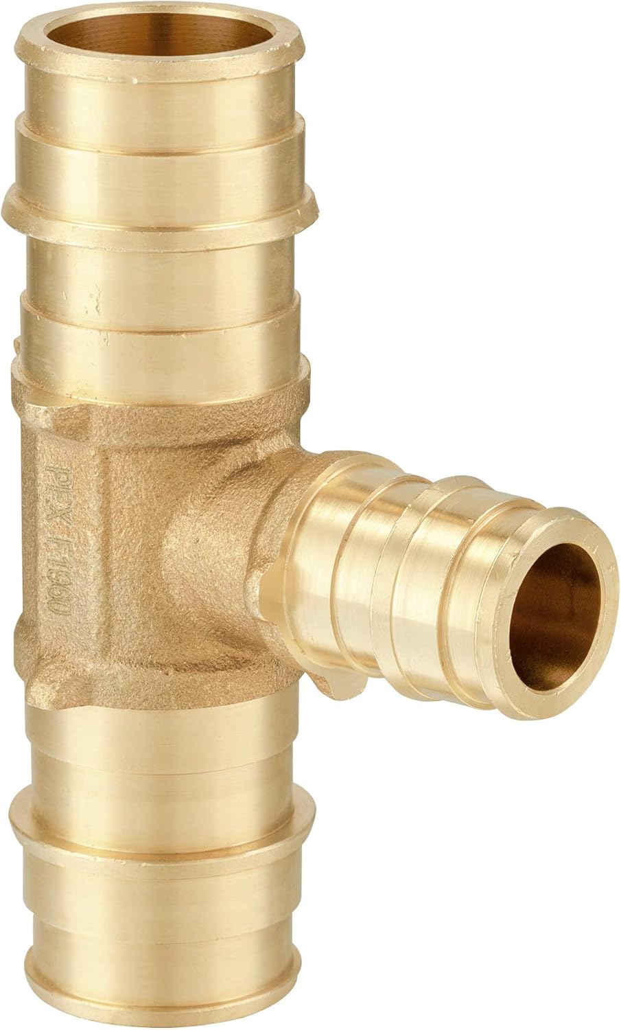 (Pack of 10) Pex A Full Flow Expansion Brass Fittings 3/4"x 1/2" Reducing Tee ONLY For Pex-A Tubing Connection, ASTM F1960,(PEX1960120) — image 2
