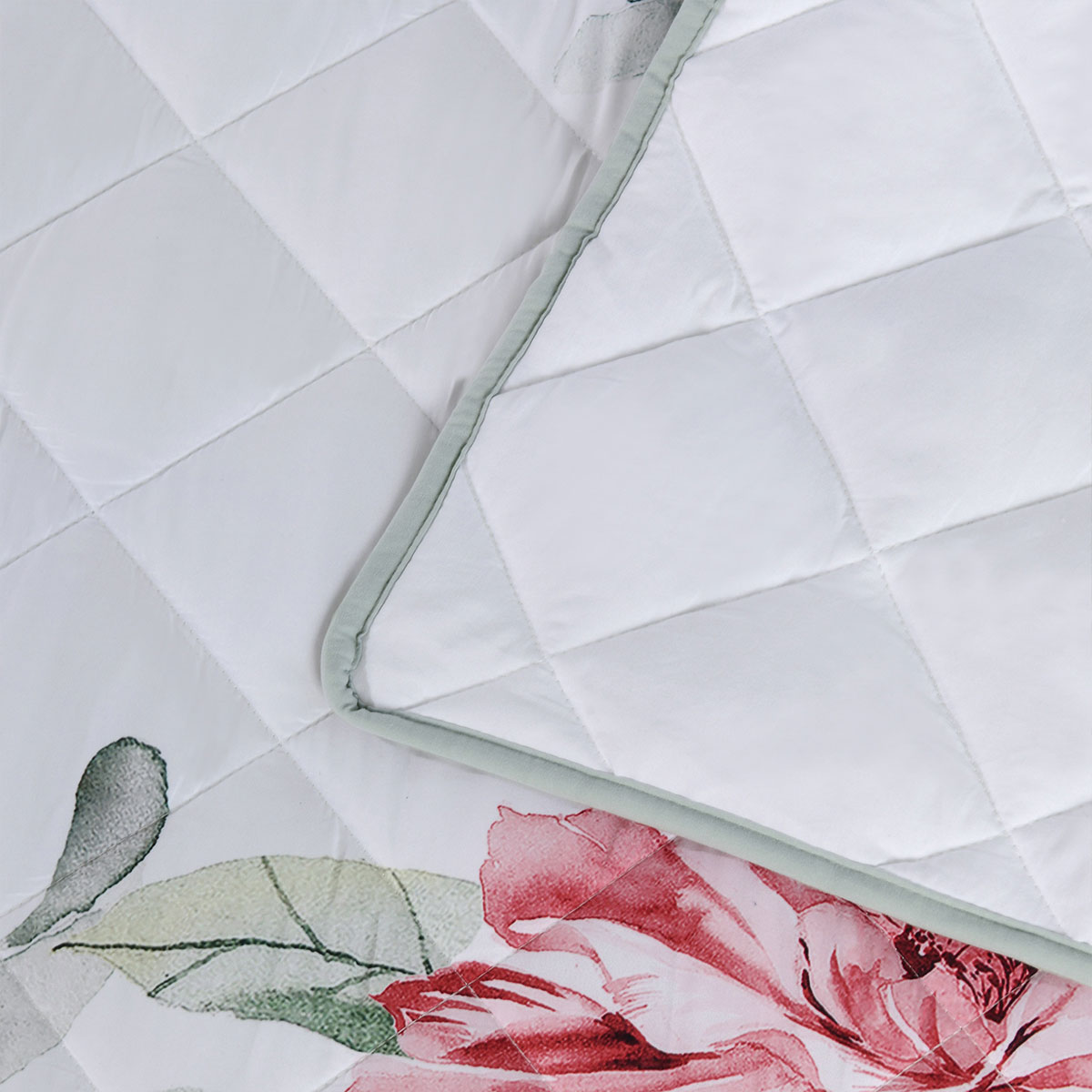 Bianca Coleraine White Floral Printed Bedspread Set King — image 5