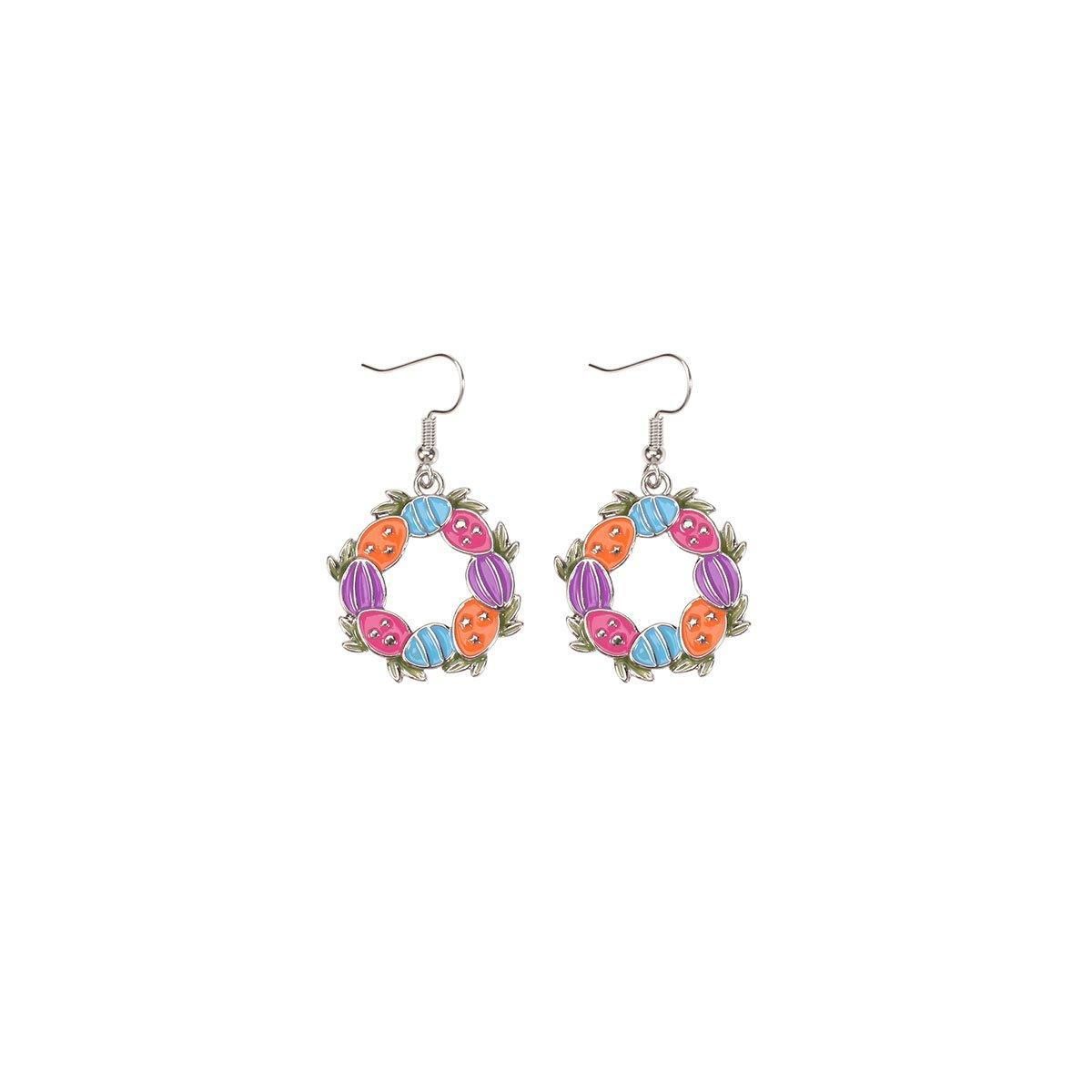 Cute Cartoon Earrings Funny Jewelry Gift for Girls Perfect for Birthdays Parties - Garland