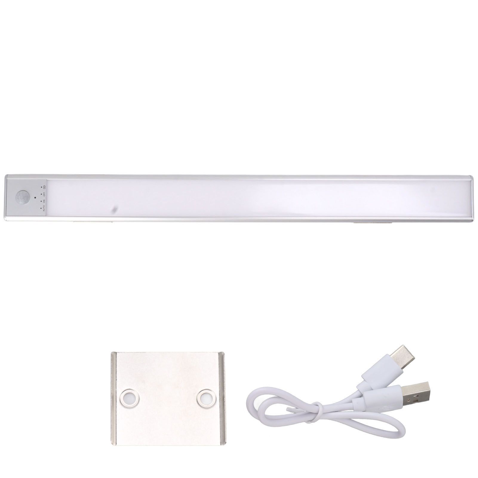 Motion Sensor Cabinet Light USB Type C LED 120 Degree Induction Indoor Motion Sensor Light for Home 40cm 1500mAh Polymer Lithium Battery